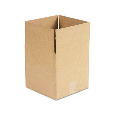 GEN eral Supply UFS 10 x 10 x 10 in. Cubed Fixed Depth Shipping Boxes, Brown Corrugated, 25PK 101010